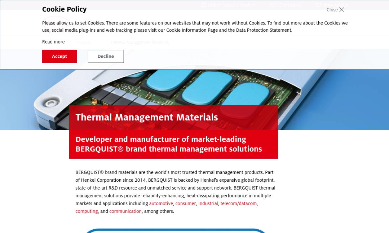 Bergquist Company Membrane Switch Manufacturers