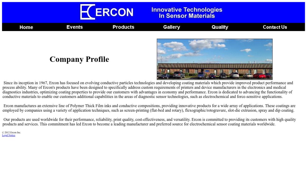 Ercon, Inc.